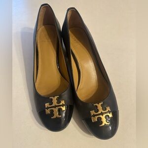 Tory Burch Black Leather Women's Shoes